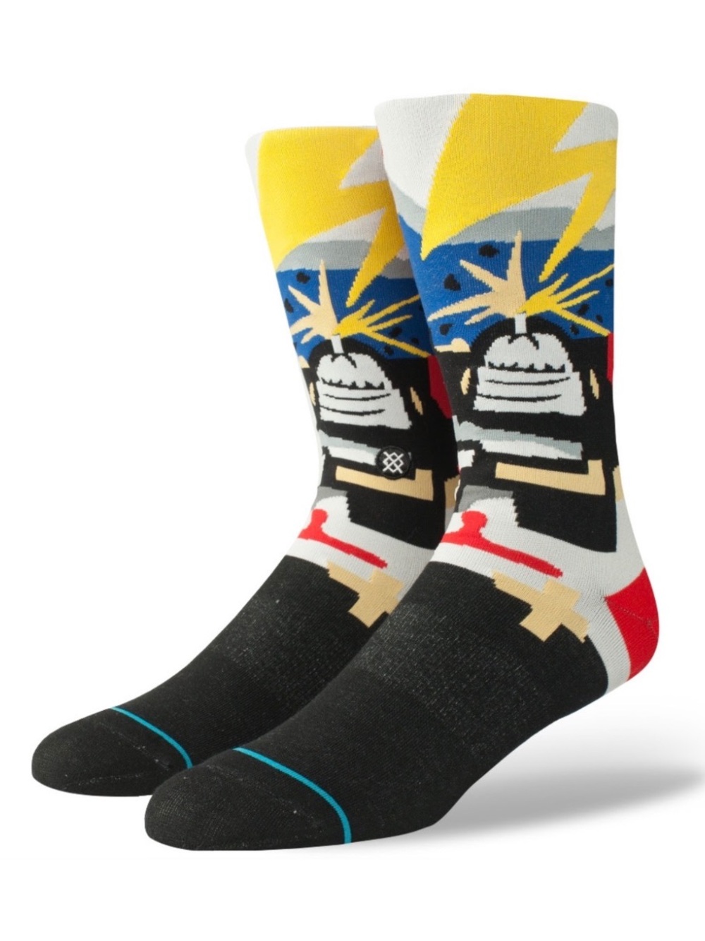 $14❤️‍🔥 Stance x BAD BRAINS SUPERTOUCH Mens Crew Socks LARGE L NEW